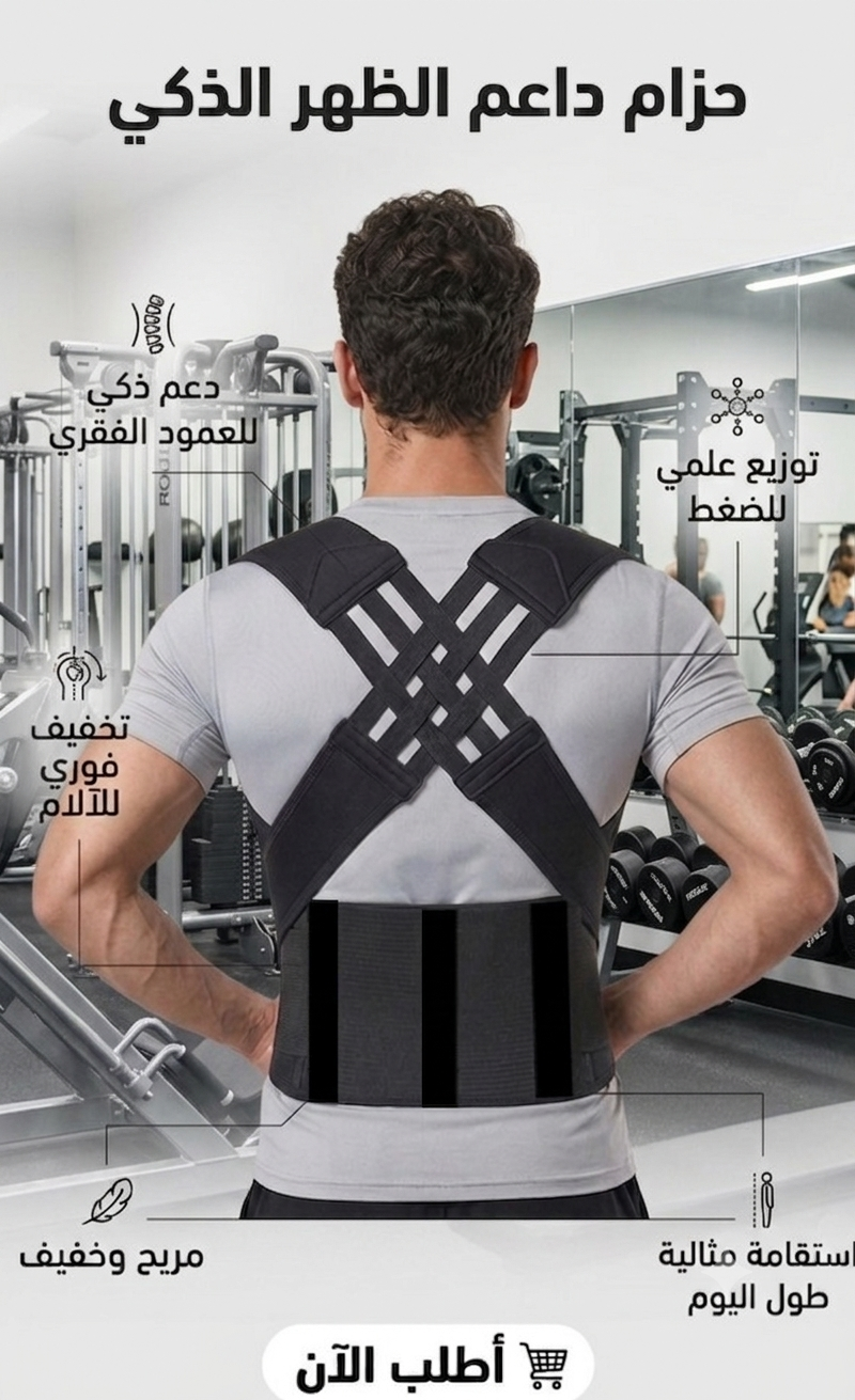 حزام شداد الضهر الذكي