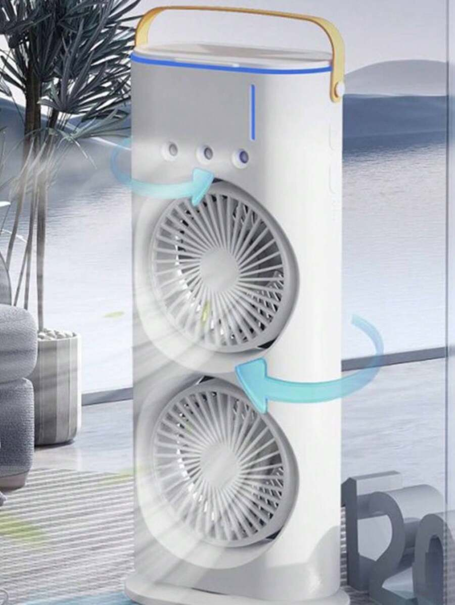 مروحة Double Fan مع فواحة عطر